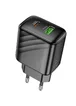 СЗУ Hoco CS25A Rico PD20W+QC3.0 (1USB-A/1C) Black