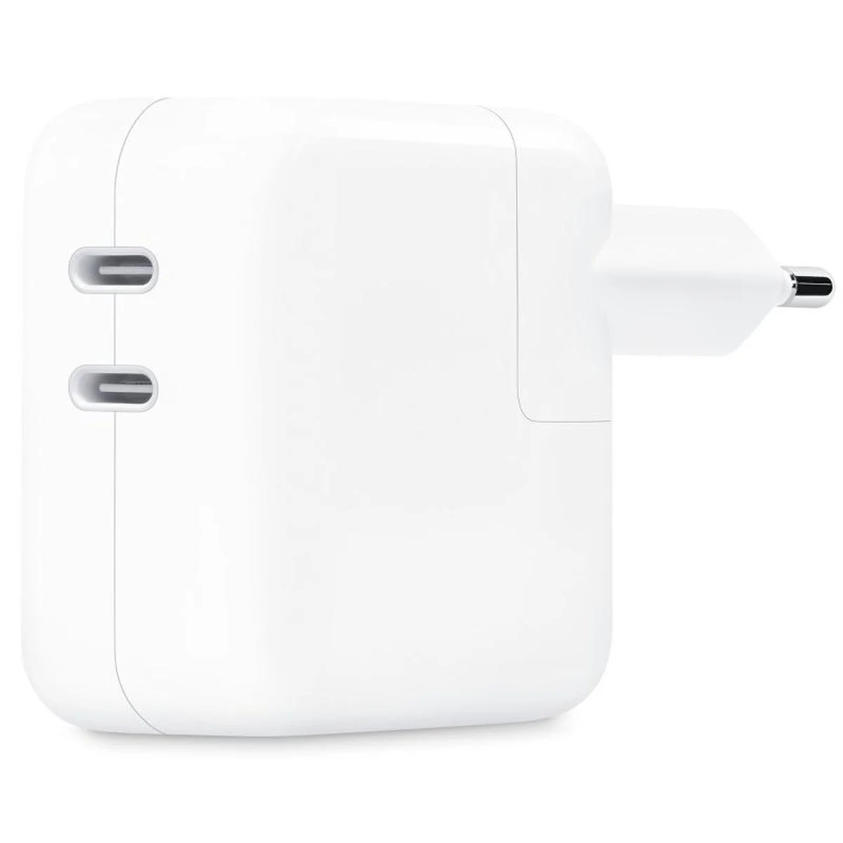 СЗУ 35W Dual Power Adapter для Apple (2USB-C) (AAA) (box) White