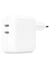 СЗУ 35W Dual Power Adapter for Apple (2USB-C) (AAA) (box) White