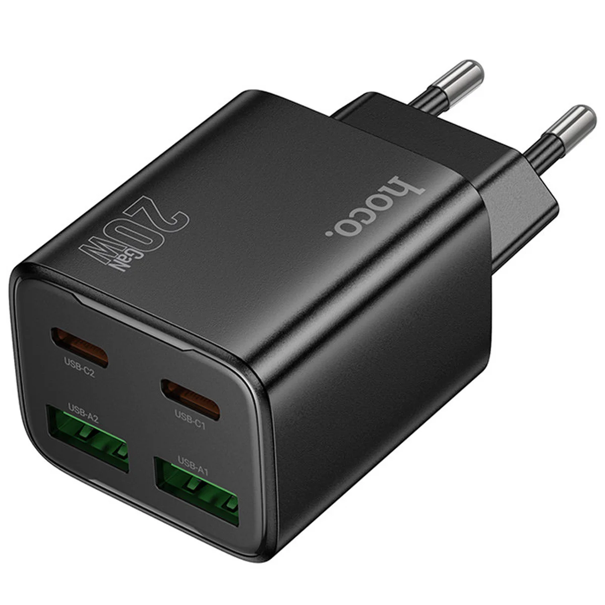 СЗУ Hoco N55 Fundador PD20W four-port (2USB-A/2C) Black