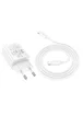 СЗУ Hoco N60 Gentle PD20W (1USB-C) + кабель Type-C to Type-C White