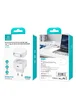СЗУ Usams US-CC202 GaN With Type-C Magnetic Retractable Cable Module XMF Ser. 35W (2USB-C) White