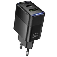 СЗУ Hoco CS112A Lounge PD30W+QC3.0 (1USB-A/1C) Black
