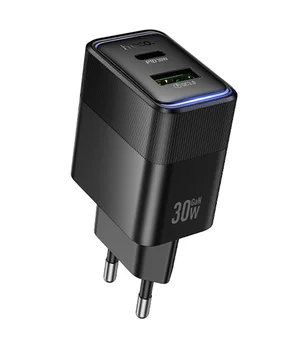 СЗУ Hoco CS112A Lounge PD30W+QC3.0 (1USB-A/1C) Black