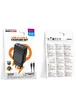 СЗУ Borofone BAS76A Source PD30W+QC3.0 (1USB-A/1C) + кабель Type-C to Type-C Black