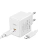СЗУ HOCO CS13A Ocean PD20W (1USB-C) + Type-C to Lightning White
