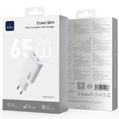 СЗУ WIWU G035 Essen PD65W GaN (2USB-C) White