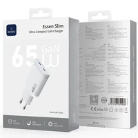 СЗУ WIWU G035 Essen PD65W GaN (2USB-C) White