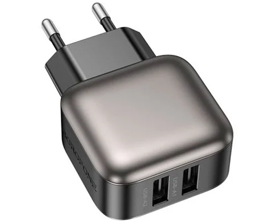 СЗУ Borofone BAS52A Absolute QC3.0 (1USB-A) + кабель USB to MicroUSB Black