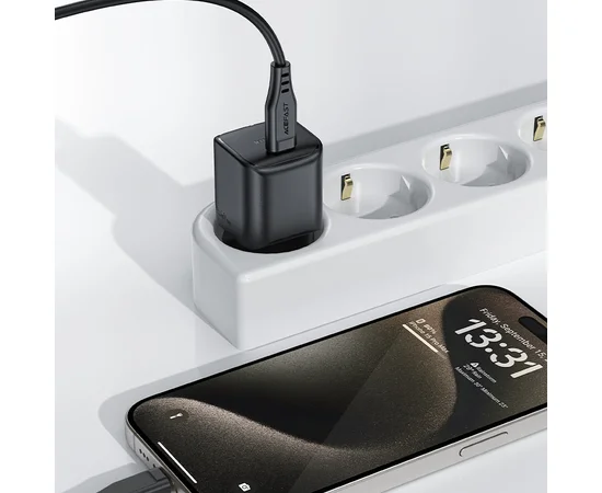 СЗУ Acefast A73 mini PD20W GaN USB-C Black