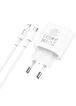 СЗУ Hoco C94A Metro PD20W (1USB-C) + кабель Type-C to Lightning White
