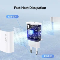 СЗУ Usams US-OYXLTZ02 CC226 PD20W + SJ712 30W Type-C to Lightning Yi Series White