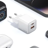 СЗУ Usams US-CC189 PD30W + QC3.0 A+C X-ron Series White