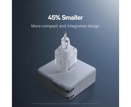 СЗУ Baseus GaN5S OS 1C 30W (P10162504) Moon White