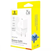 СЗУ Baseus GaN5 Fast Charger (mini) 1C 25W (P10110909213-00) Moon White