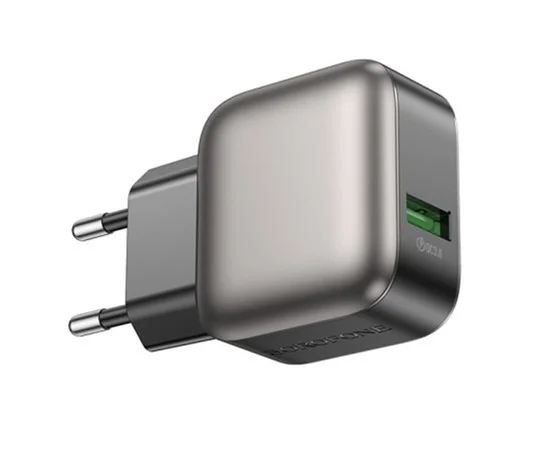 СЗУ Borofone BAS52A Absolute QC3.0 (1USB-A) + Type-C Black