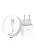 СЗУ Hoco C73A Glorious 2.4A (2USB-A) + кабель USB to Type-C Белый