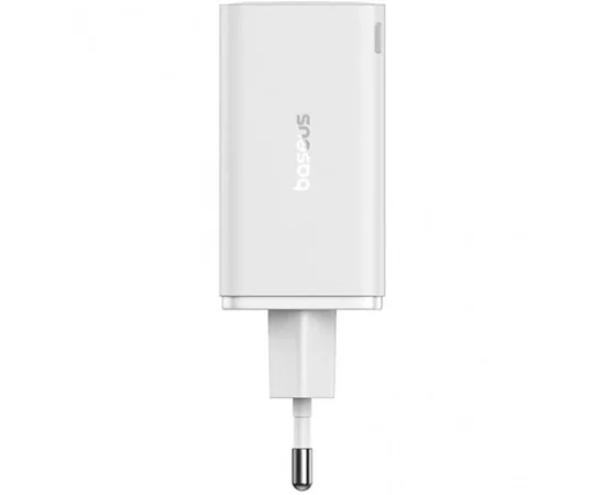 СЗУ Baseus GaN6 Pro OS 2C+2U 65W + Type-C to Type-C 100W (1m) (P10162701) White