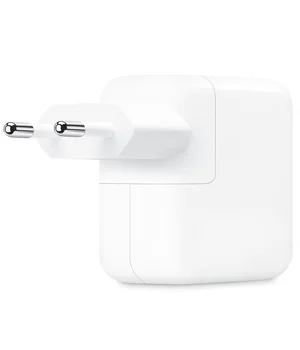 СЗУ 35W Dual Power Adapter for Apple (2USB-C) (AAA) (box) White