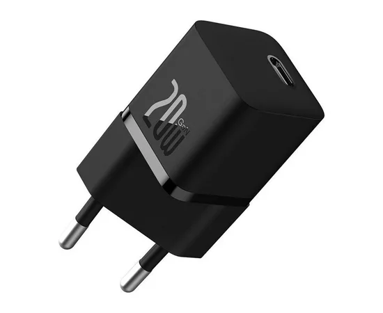 СЗУ Baseus GaN5 Fast Charger (mini) 1C 20W + Type-C to Type-C (P10110900113) Cluster Black