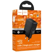 СЗУ Hoco CS113A Lounge PD40W (1USB-C) Black