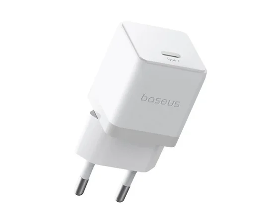 СЗУ Baseus Palm Fast Charger 30W (1USB-C) + кабель Type-C to Type-C (P10111605113-01) Moon White