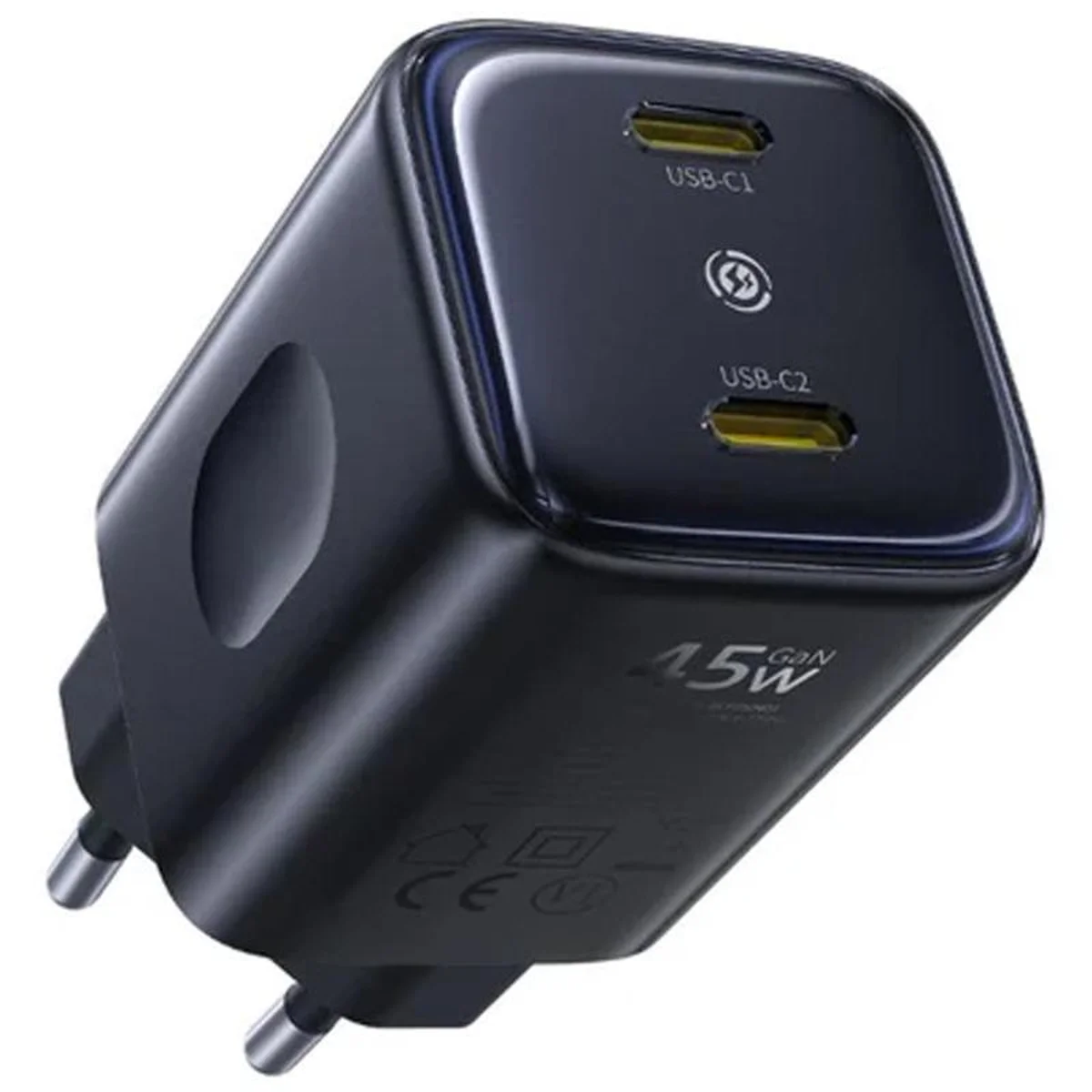 СЗУ Baseus PicoGo AN13 Fast Charger 45W (2USB-C) (E0121F) Cosmic Black