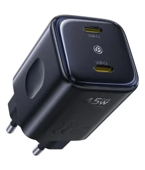 СЗУ Baseus PicoGo AN13 Fast Charger 45W (2USB-C) (E0121F) Cosmic Black