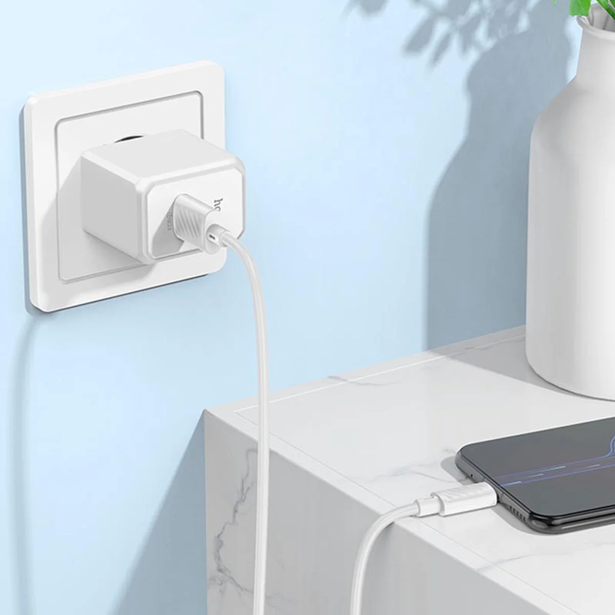 СЗУ Hoco CS12A QC3.0 (1USB-A/18W) White