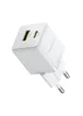 СЗУ Baseus Palm Fast Charger 20W (1USB-A/1C) + кабель Type-C to Type-C (P10111608) Moon White