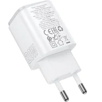 СЗУ Borofone BAS83A Star PD20W+QC3.0 (1USB-A/1C) White