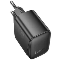 СЗУ Hoco CS61A Bright PD30W+QC3.0 (1USB-A/1C) Black