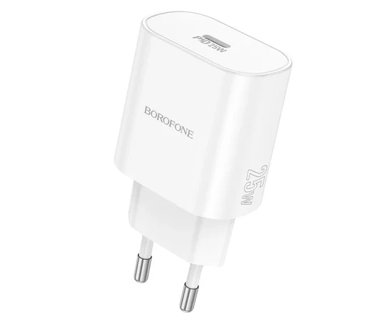 СЗУ Borofone BA82A Platinum PD25W (1USB-C) White