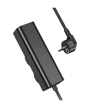 Подовжувач Hoco NS10 Wisdom 2-position PD67W (1USB-A/3C/2Socket) (2m) Black