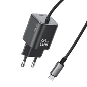 СЗУ Usams US-CC261 GaN JC Ser. 20W (2USB-C) + кабель