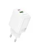 СЗУ Borofone BN27 Fuente PD20W+QC3.0 (1USB-A/1C) White