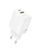 СЗУ Borofone BN27 Fuente PD20W+QC3.0 (1USB-A/1C) White