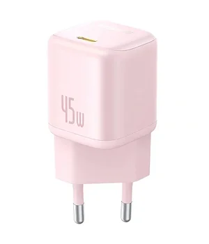 СЗУ Baseus PicoGo GaN Fast Charger 45W (1USB-C) (P10176800) Baby Pink