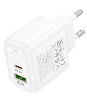 СЗУ Hoco CS55A Surplus PD30W+QC3.0 (1USB-A/1C) White