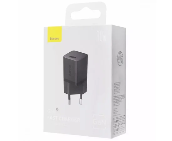 СЗУ Baseus GaN5 Fast Charger (mini) 1C 30W (CCGN070) Black