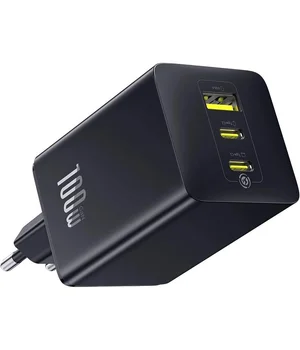 СЗУ Baseus EnerFill FE11 Fast Charger 100W (1USB-A/2C) (P101821) Cosmic Black