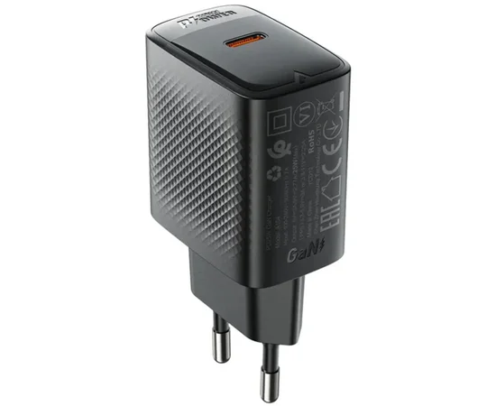 СЗУ Acefast A104 GaN PD25W (1USB-C) Black