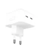 СЗУ 35W Dual Mini Power Adapter for Apple (2USB-C) (AA) (box) White