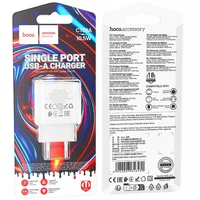 СЗУ Hoco C109A Fighter 10.5W (1USB-A) White