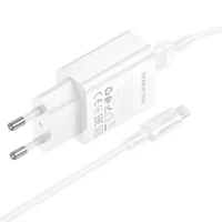СЗУ Borofone BA110A Lemi 7.5W (1USB-A) + кабель USB to MicroUSB White