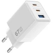 СЗУ WIWU G026 Cube PD67W+QC3.0 GaN (1USB-A/2C) White