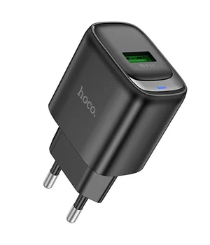 СЗУ Hoco C140A Smart QC3.0 (1USB/3A) Black
