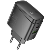 СЗУ Hoco CS63A Bright PD65W (1USB-A/1C) Black