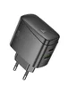 СЗУ Hoco CS63A Bright PD65W (1USB-A/1C) Black