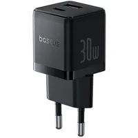 СЗУ Baseus Palm Fast Charger 30W (1USB-A/1C) (P1011160A) Cluster Black